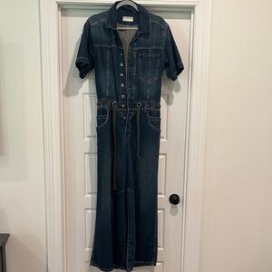 We The Free Denim Jumpsuit - Blue